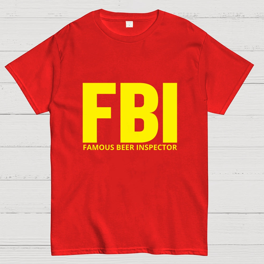 FBI Funny Pun Beer Lovers  T-Shirt