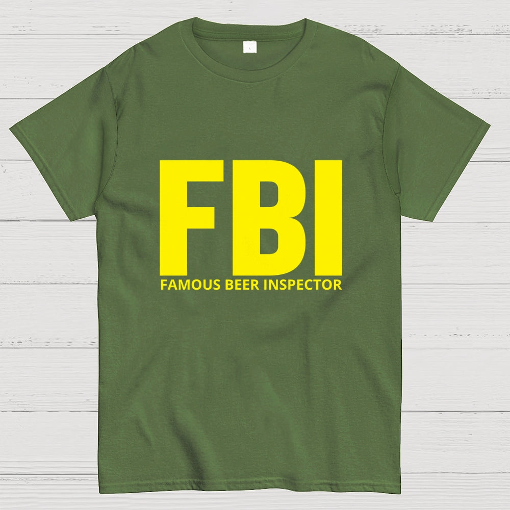 FBI Funny Pun Beer Lovers  T-Shirt