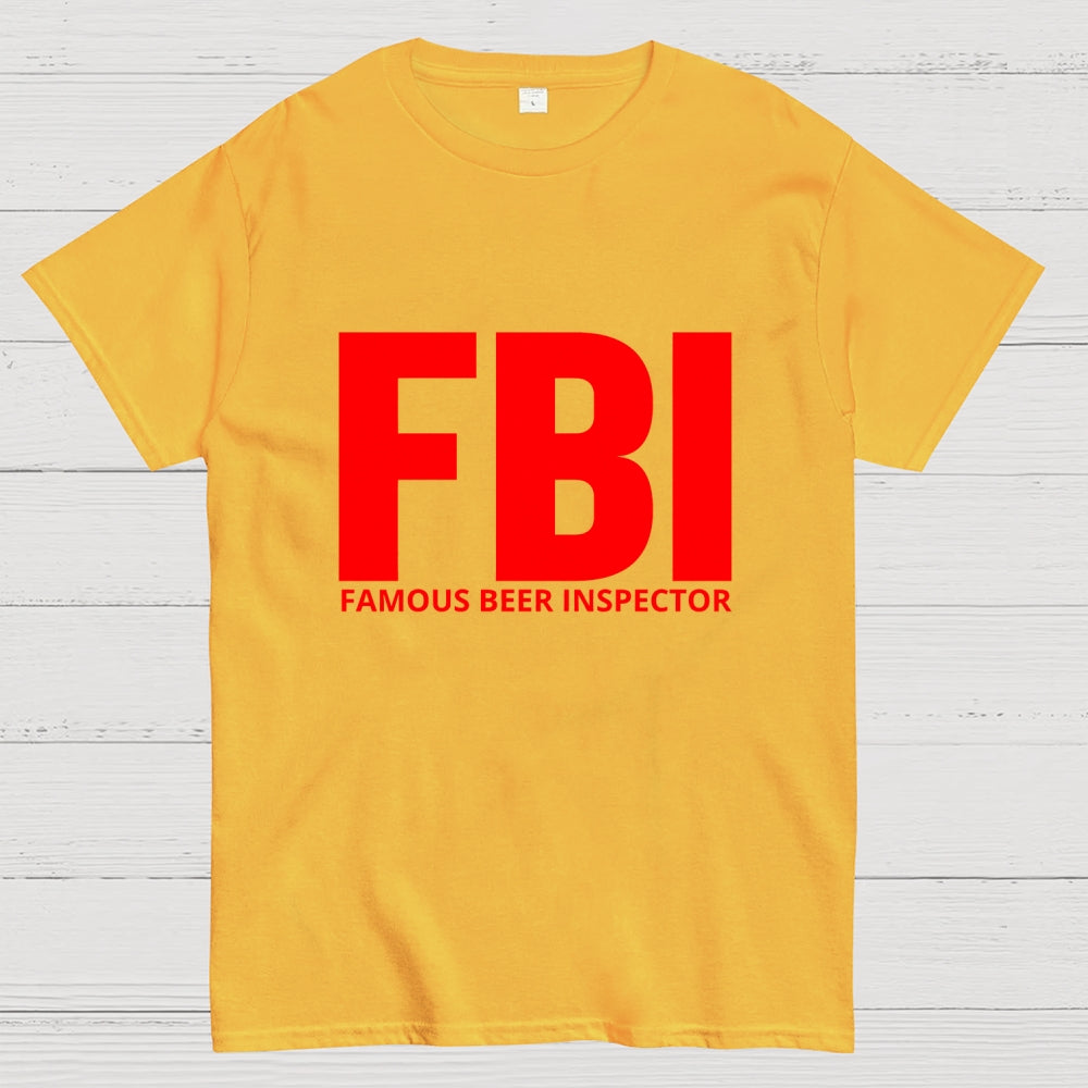 FBI Funny Pun Beer Lovers  T-Shirt