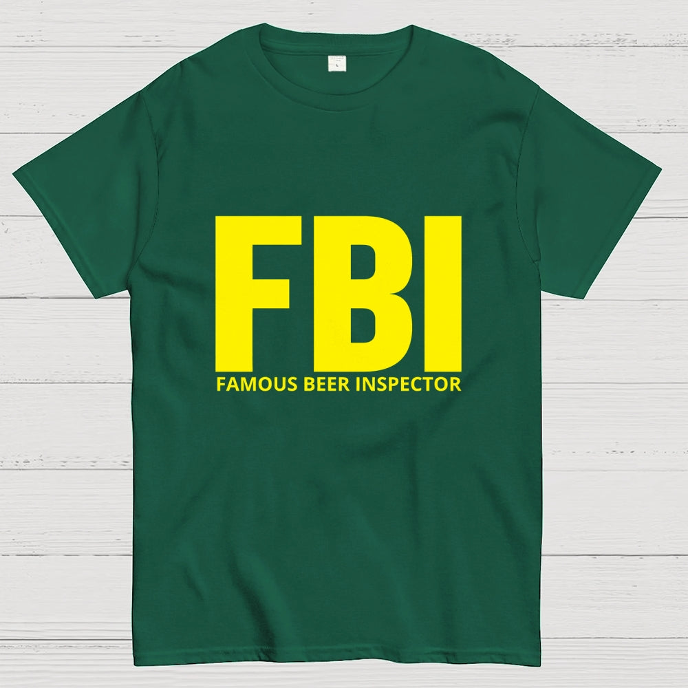 FBI Funny Pun Beer Lovers  T-Shirt
