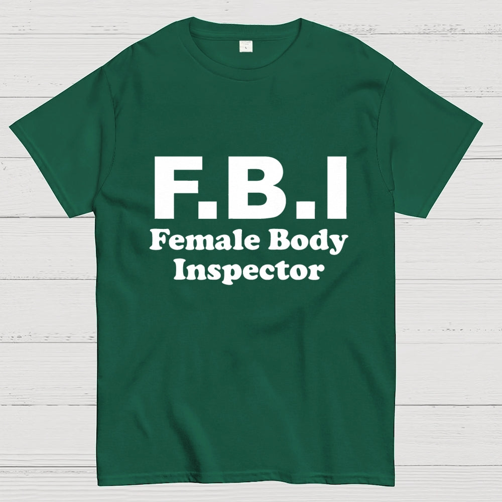 F B I-Funny Savage Warning Sign  T-Shirt