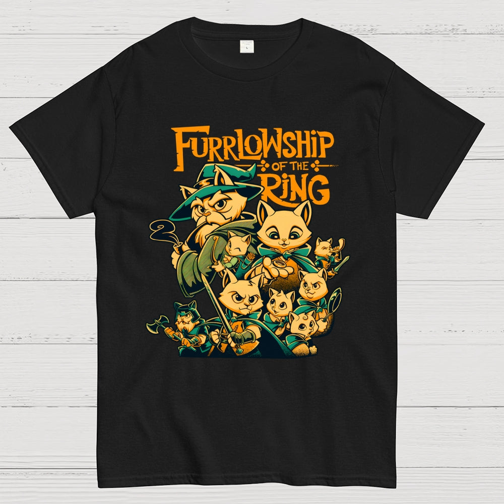 The Furrlowship Of The Ring  T-Shirt