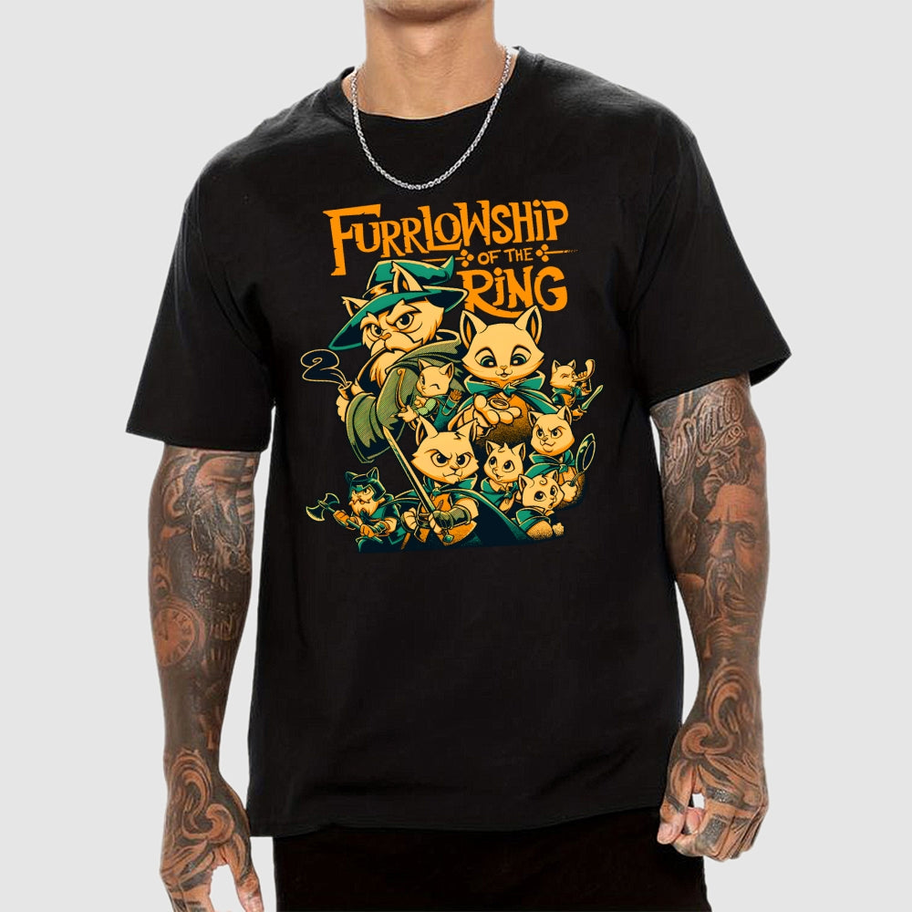 The Furrlowship Of The Ring  T-Shirt