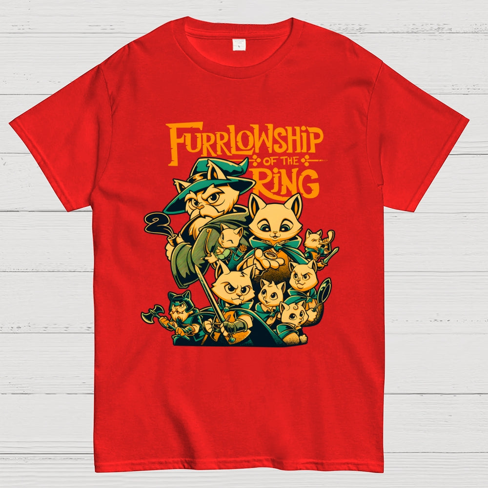 The Furrlowship Of The Ring  T-Shirt