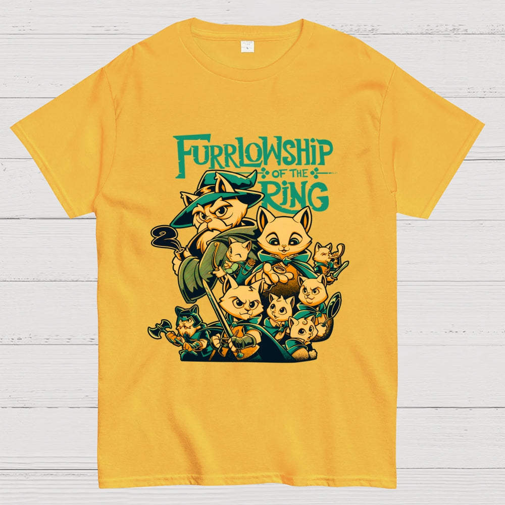 The Furrlowship Of The Ring  T-Shirt