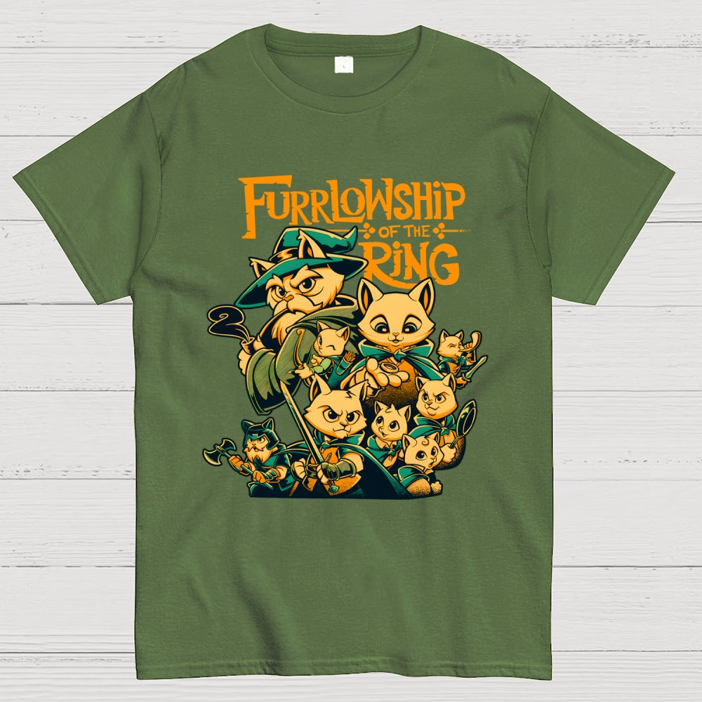 The Furrlowship Of The Ring  T-Shirt