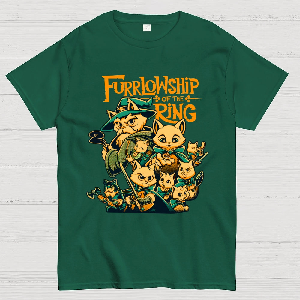 The Furrlowship Of The Ring  T-Shirt
