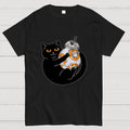 Cat And Droid  T-Shirt