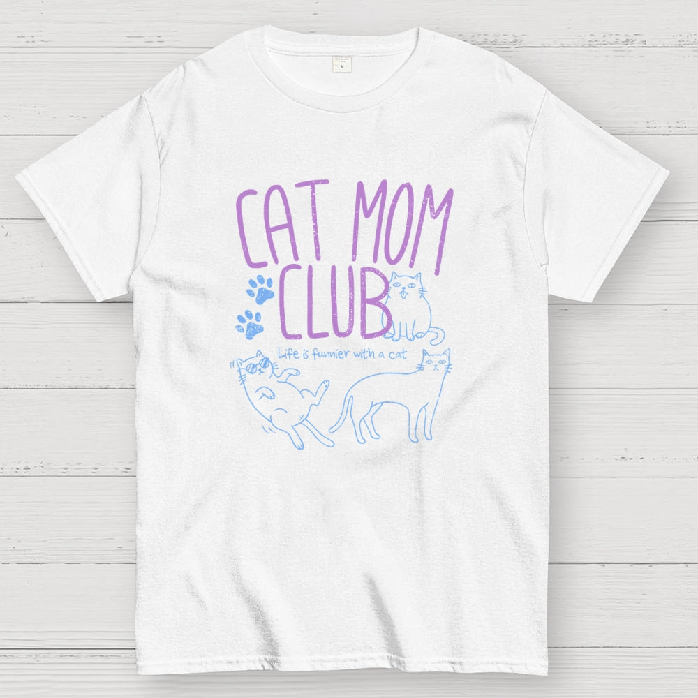 Cat Mom Club  T-Shirt
