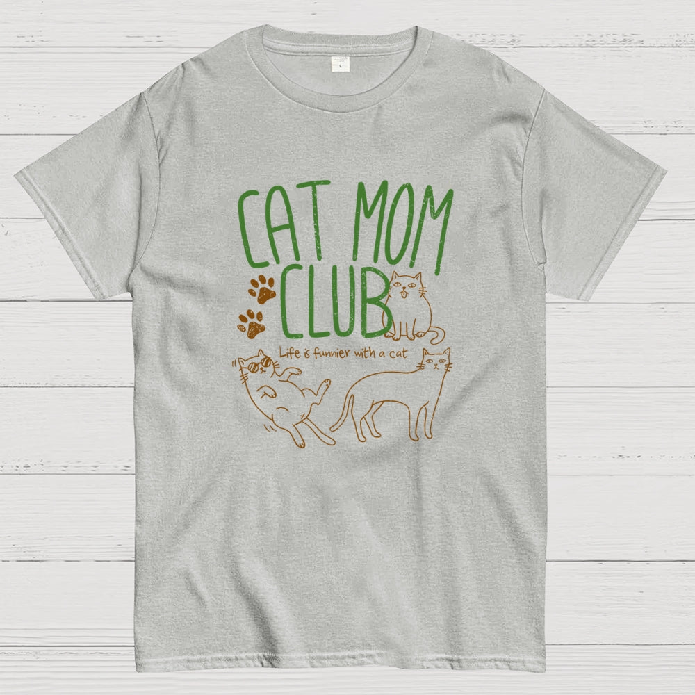 Cat Mom Club  T-Shirt