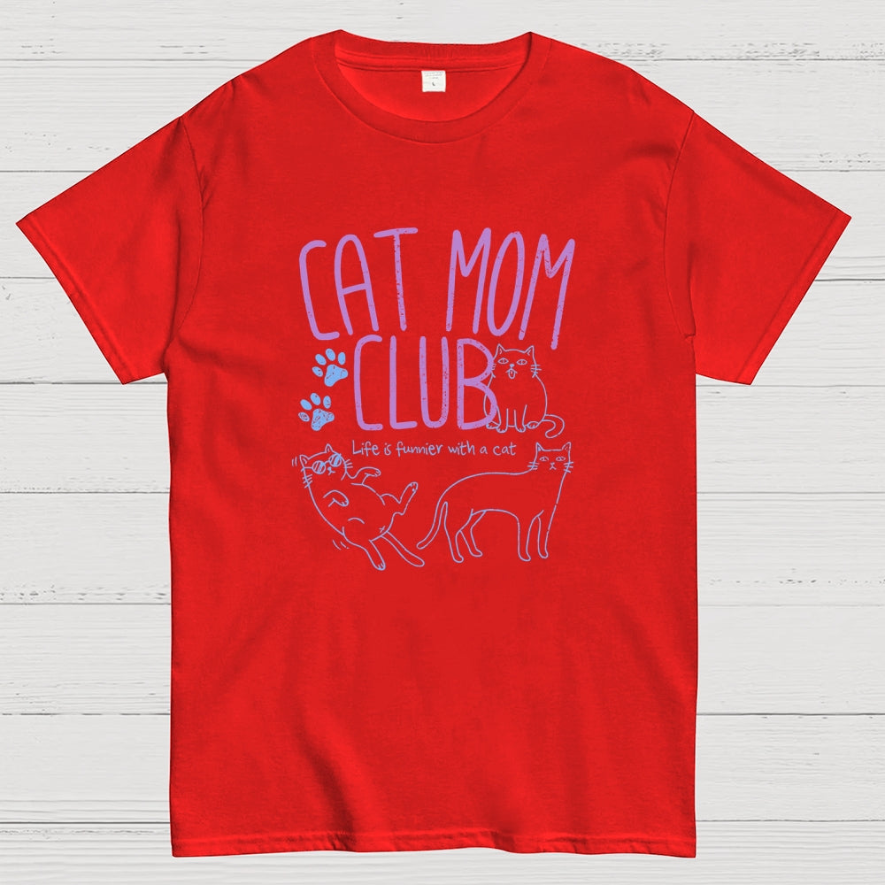 Cat Mom Club  T-Shirt