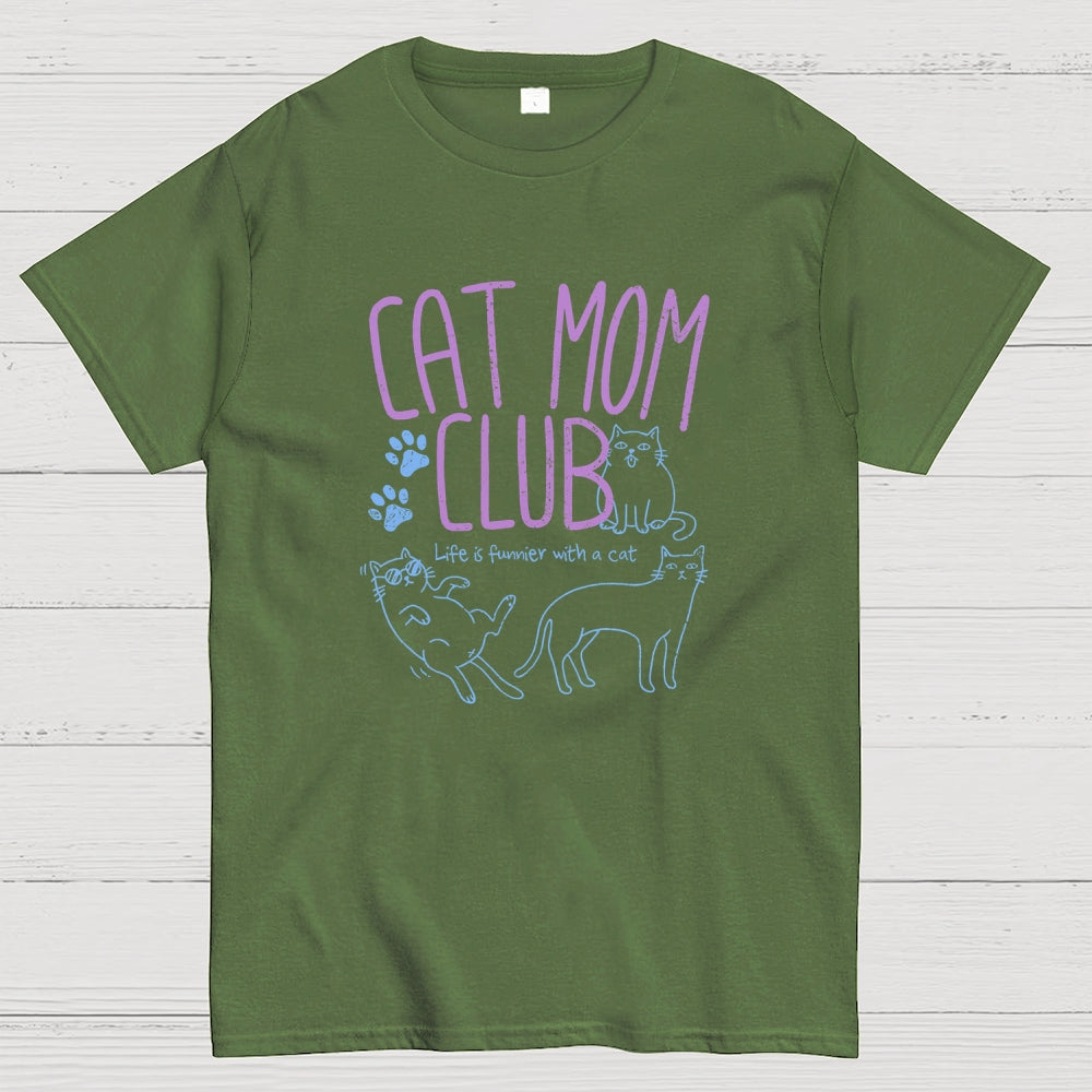 Cat Mom Club  T-Shirt