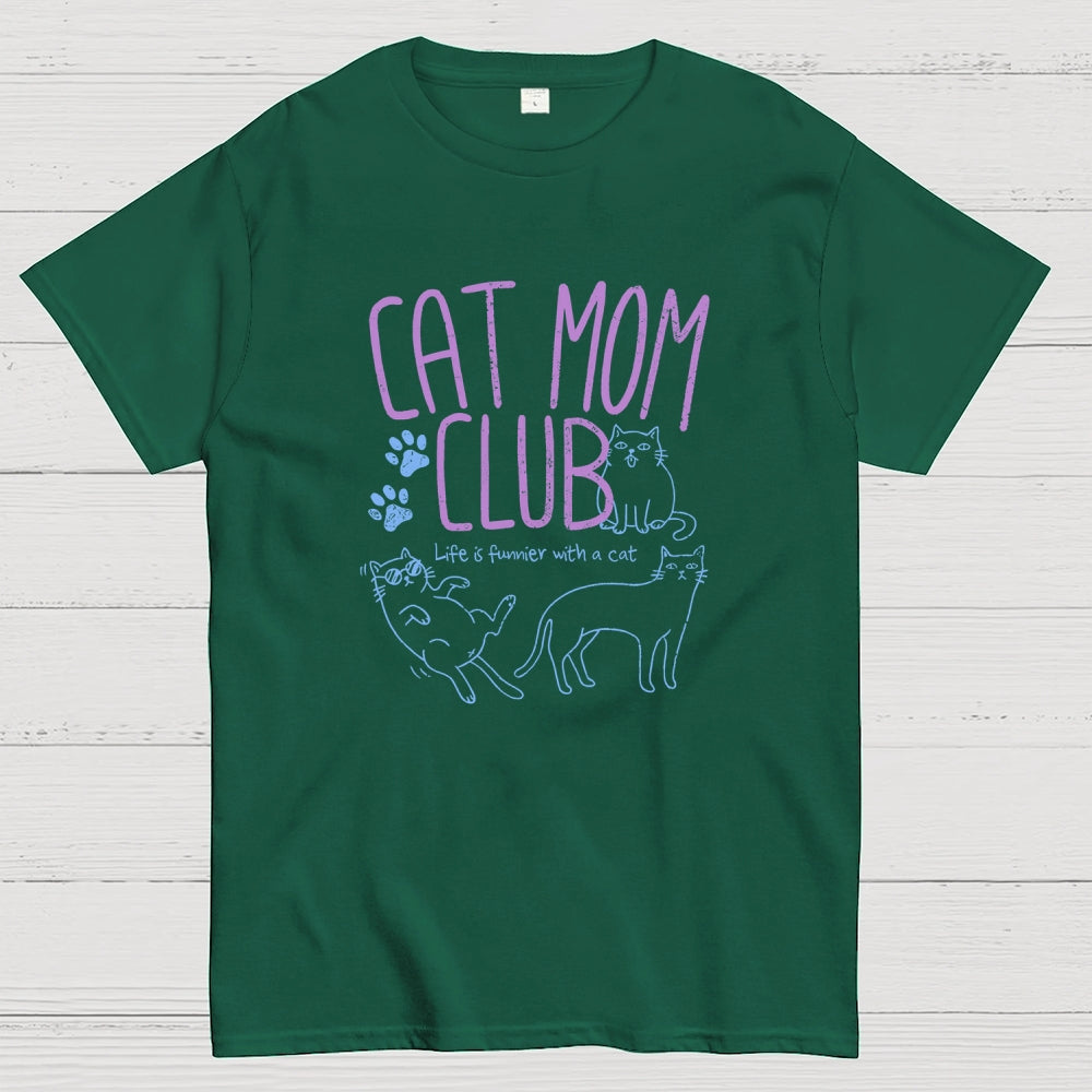 Cat Mom Club  T-Shirt