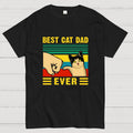 Best Cat Dad Fathers Day Funny  T-Shirt