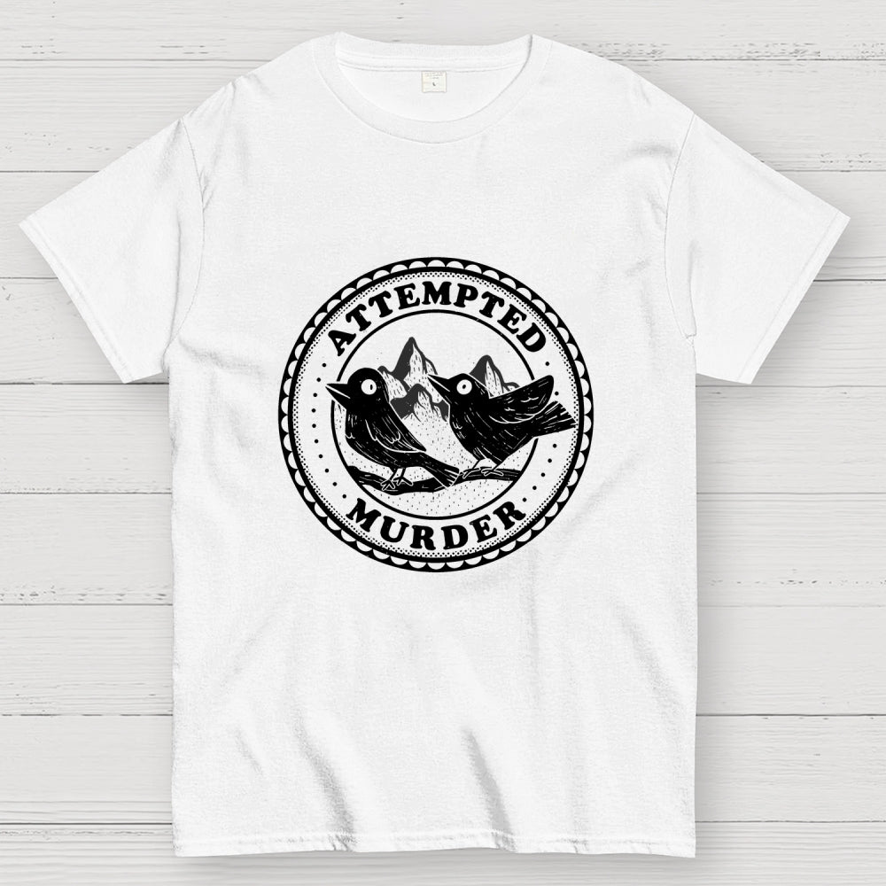 Attempted Murder Crows by Tobe Fonseca  T-Shirt