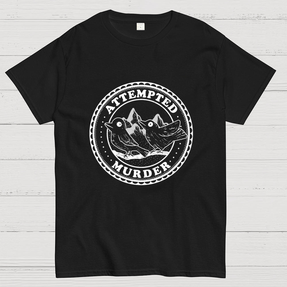 Attempted Murder Crows by Tobe Fonseca  T-Shirt