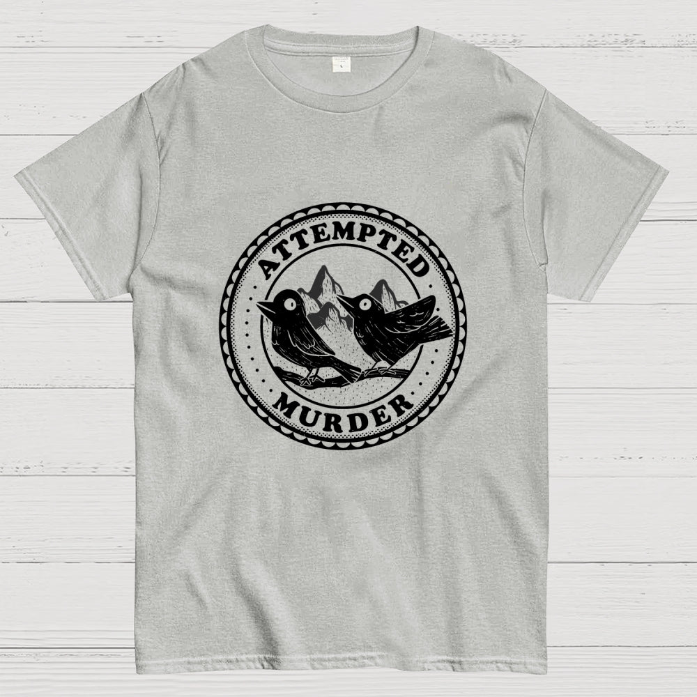 Attempted Murder Crows by Tobe Fonseca  T-Shirt