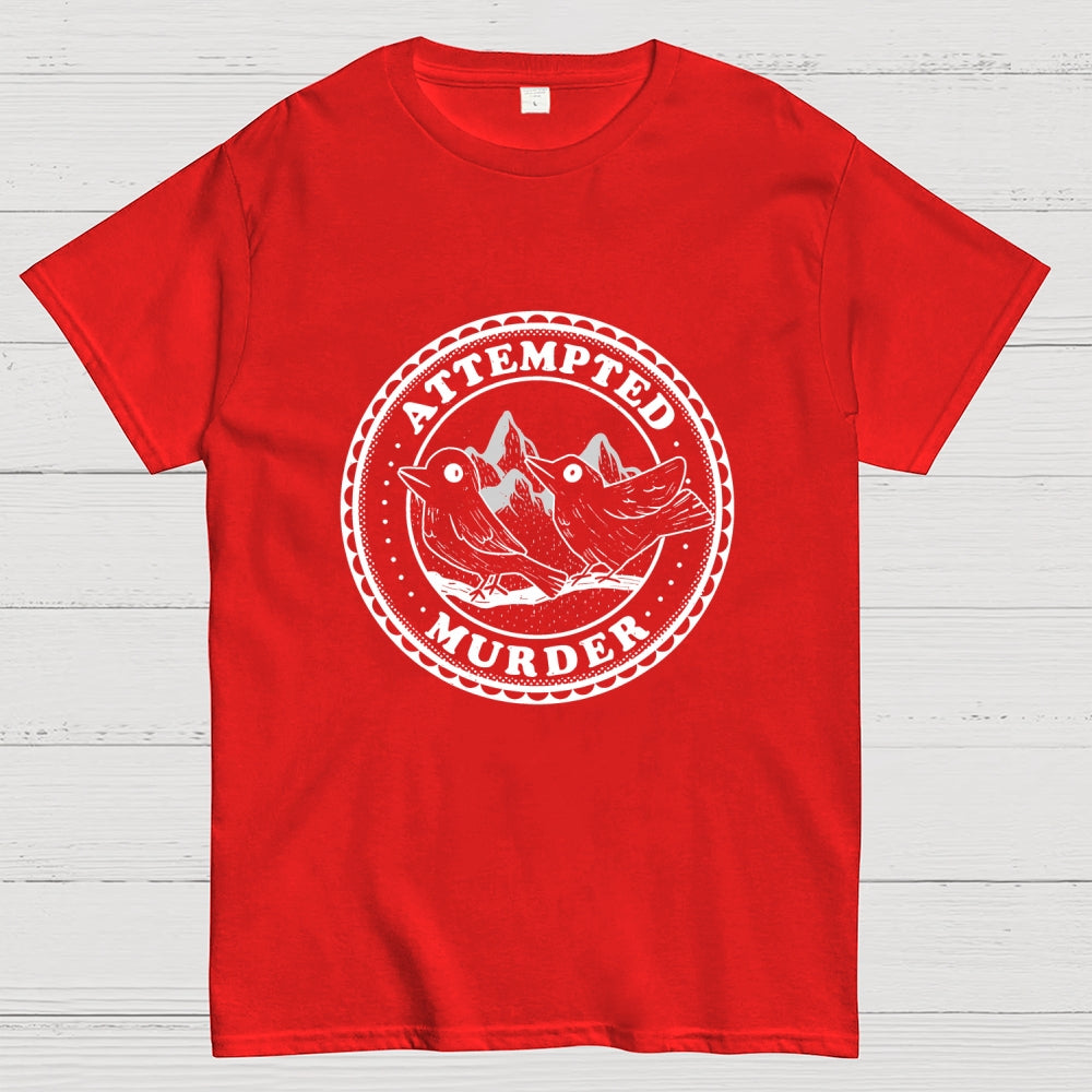 Attempted Murder Crows by Tobe Fonseca  T-Shirt