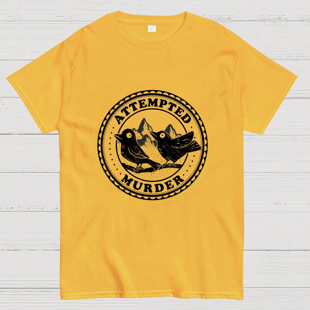 Attempted Murder Crows by Tobe Fonseca  T-Shirt