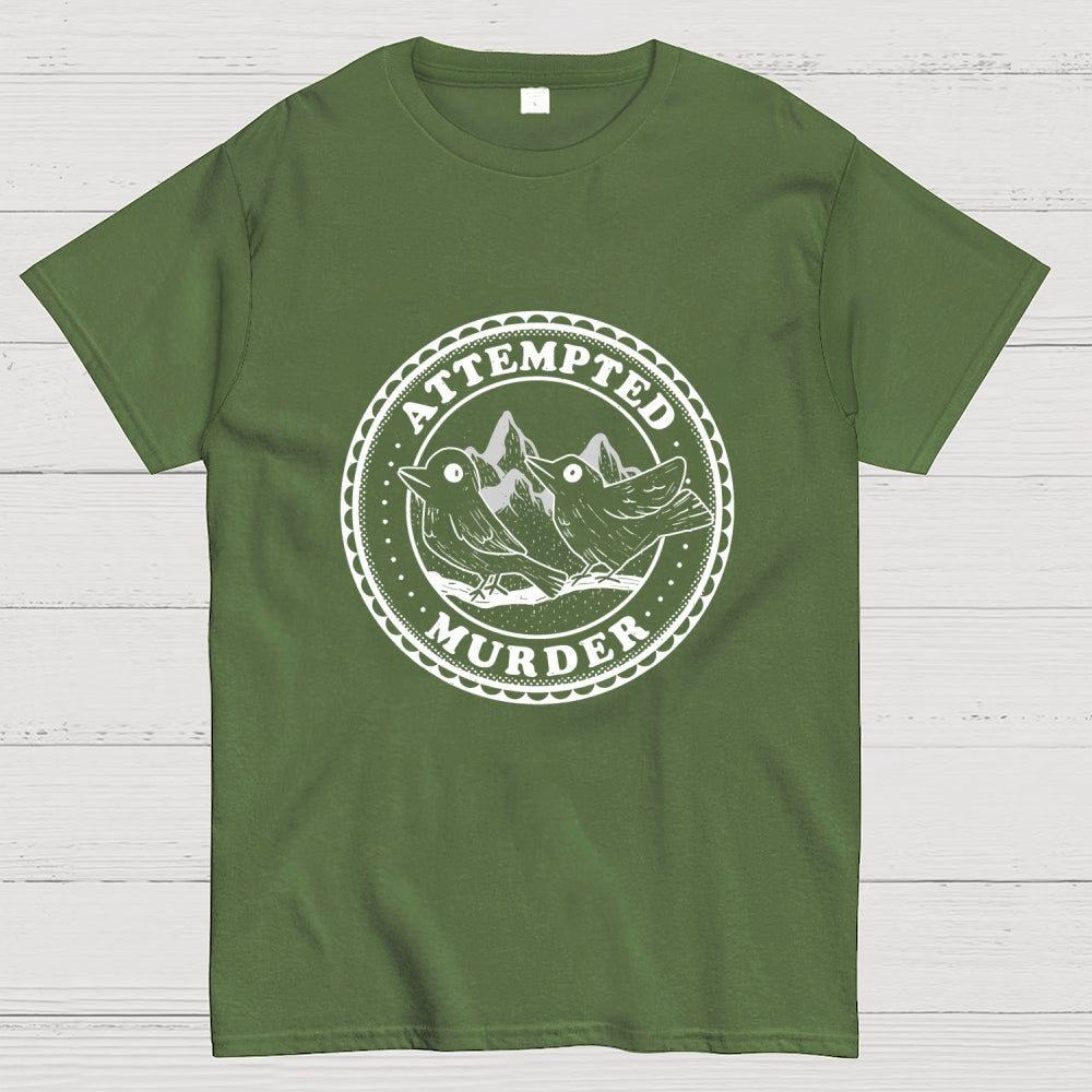Attempted Murder Crows by Tobe Fonseca  T-Shirt