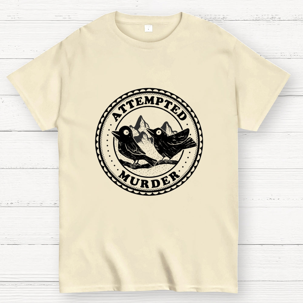 Attempted Murder Crows by Tobe Fonseca  T-Shirt