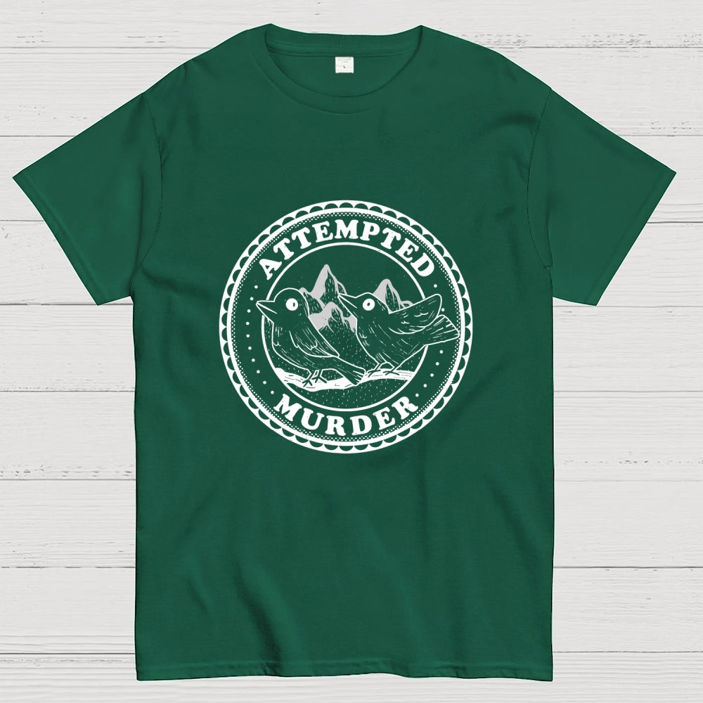Attempted Murder Crows by Tobe Fonseca  T-Shirt