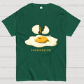 Egghausted Exhausted Funny Egg  T-Shirt