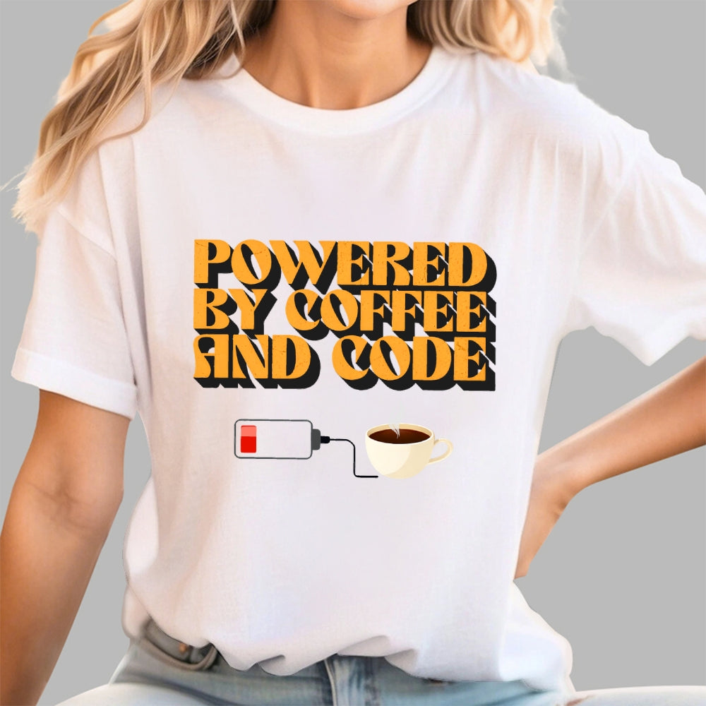 Powered by Coffee & Code  T-Shirt