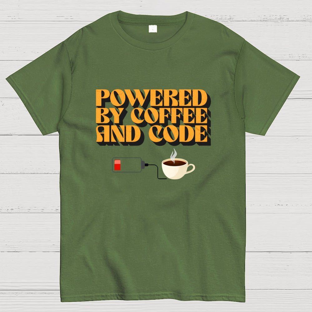 Powered by Coffee & Code  T-Shirt