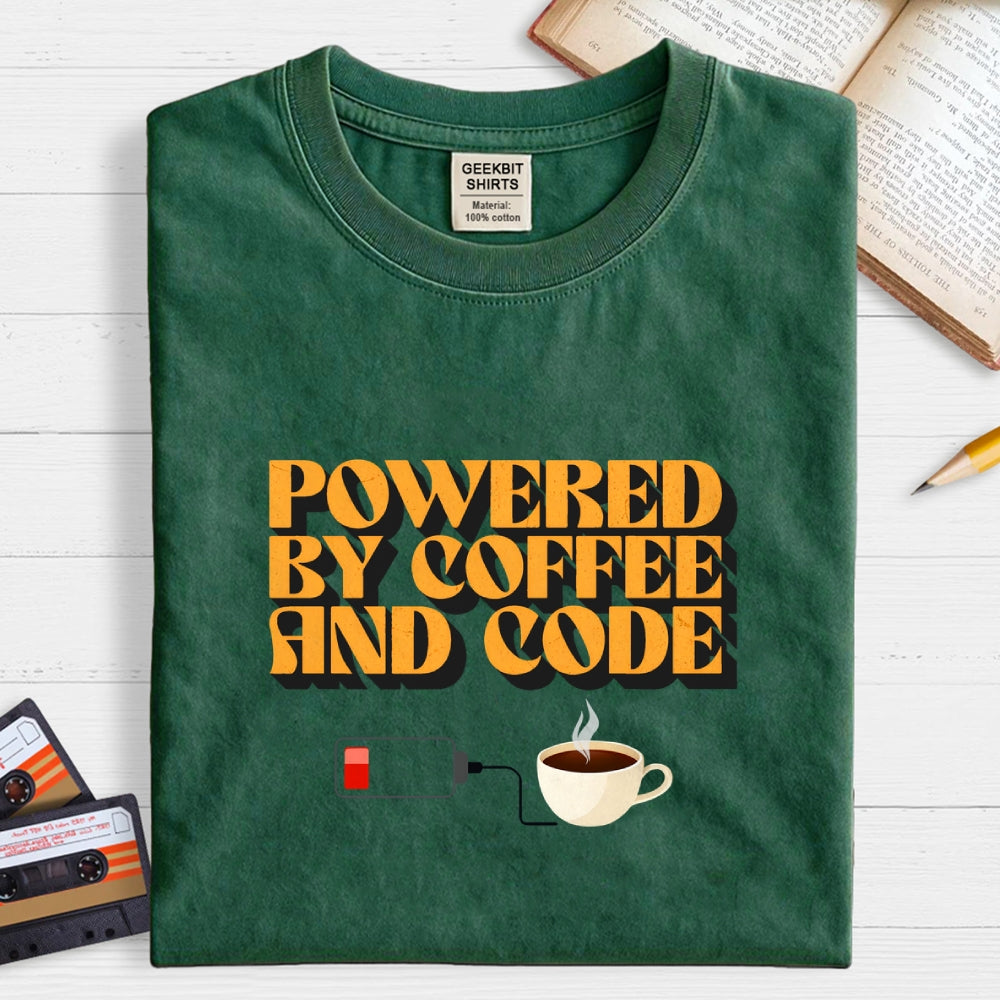 Powered by Coffee & Code  T-Shirt