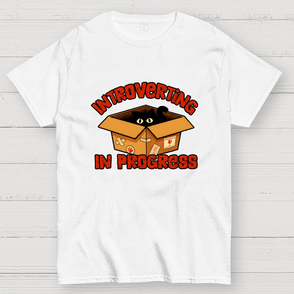 Introverting cat  T-Shirt