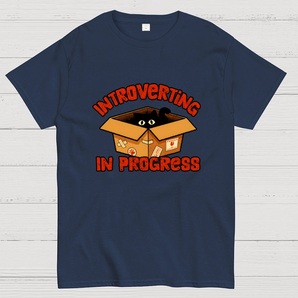 Introverting cat  T-Shirt
