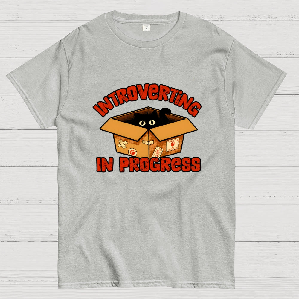 Introverting cat  T-Shirt