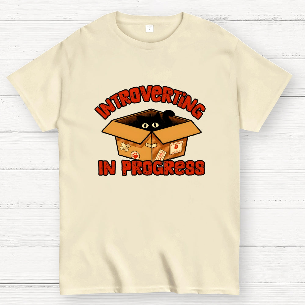 Introverting cat  T-Shirt