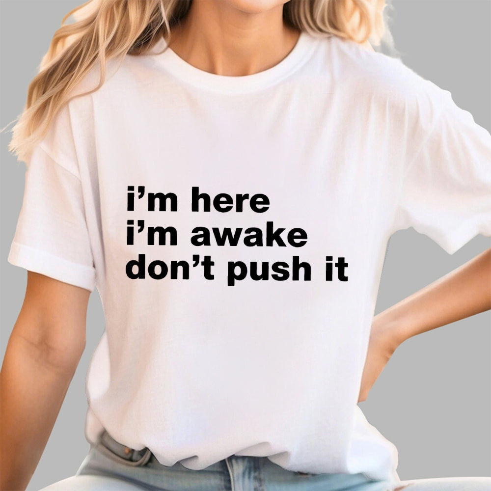 Awake But Not Ready Vibe  T-Shirt