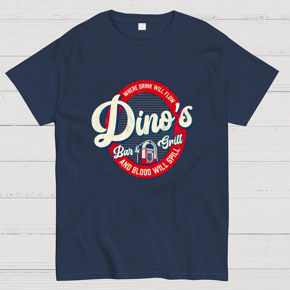 Dino's Bar & Grill  Where Blood Will Spill  T-Shirt