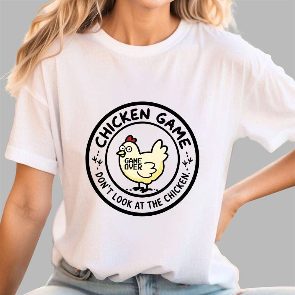Chicken Game Art Print  T-Shirt