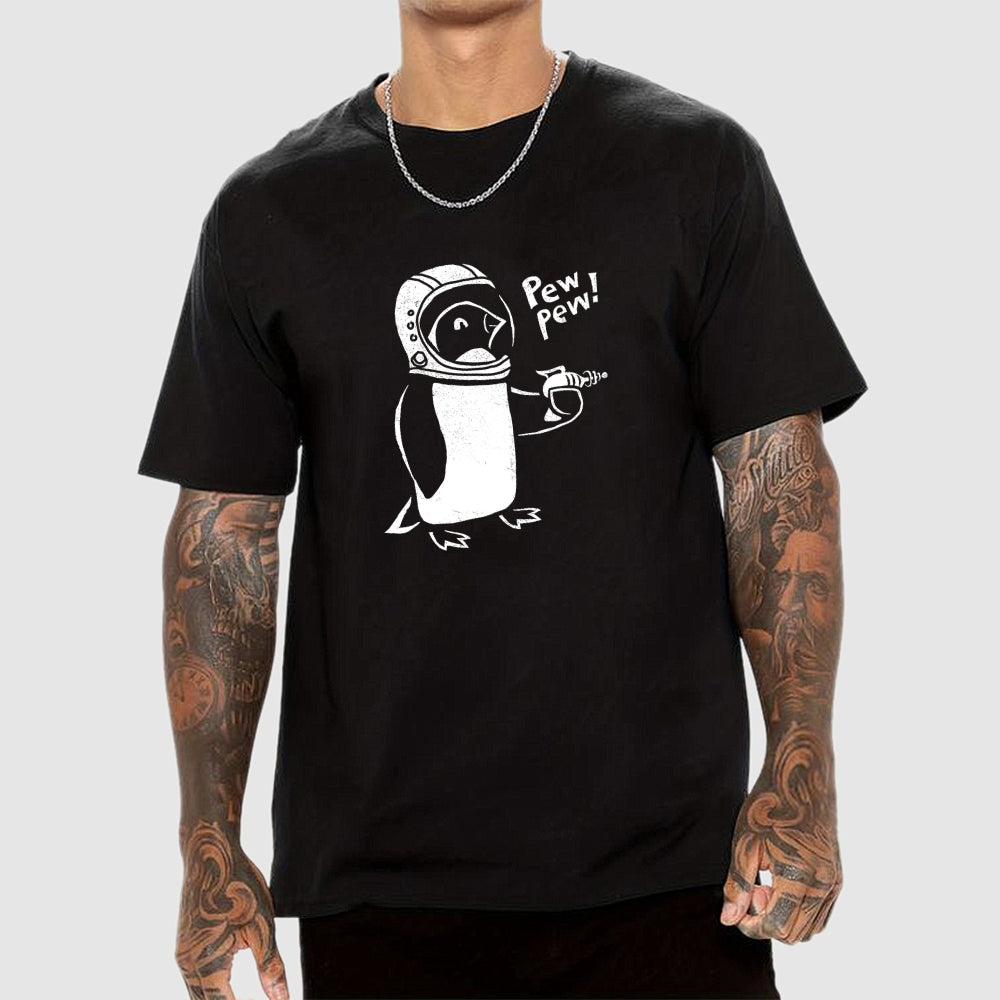 Pew Pew Penguin  T-Shirt