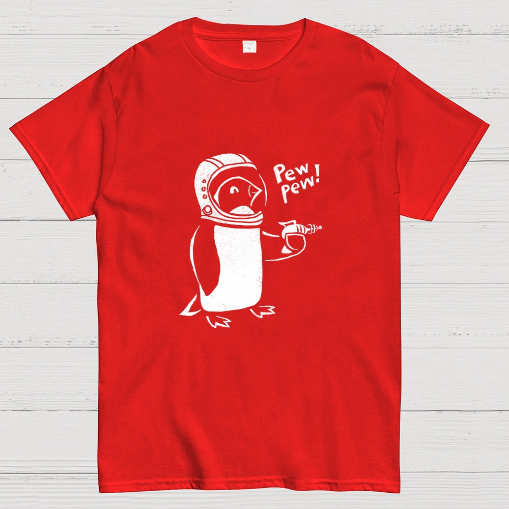 Pew Pew Penguin  T-Shirt