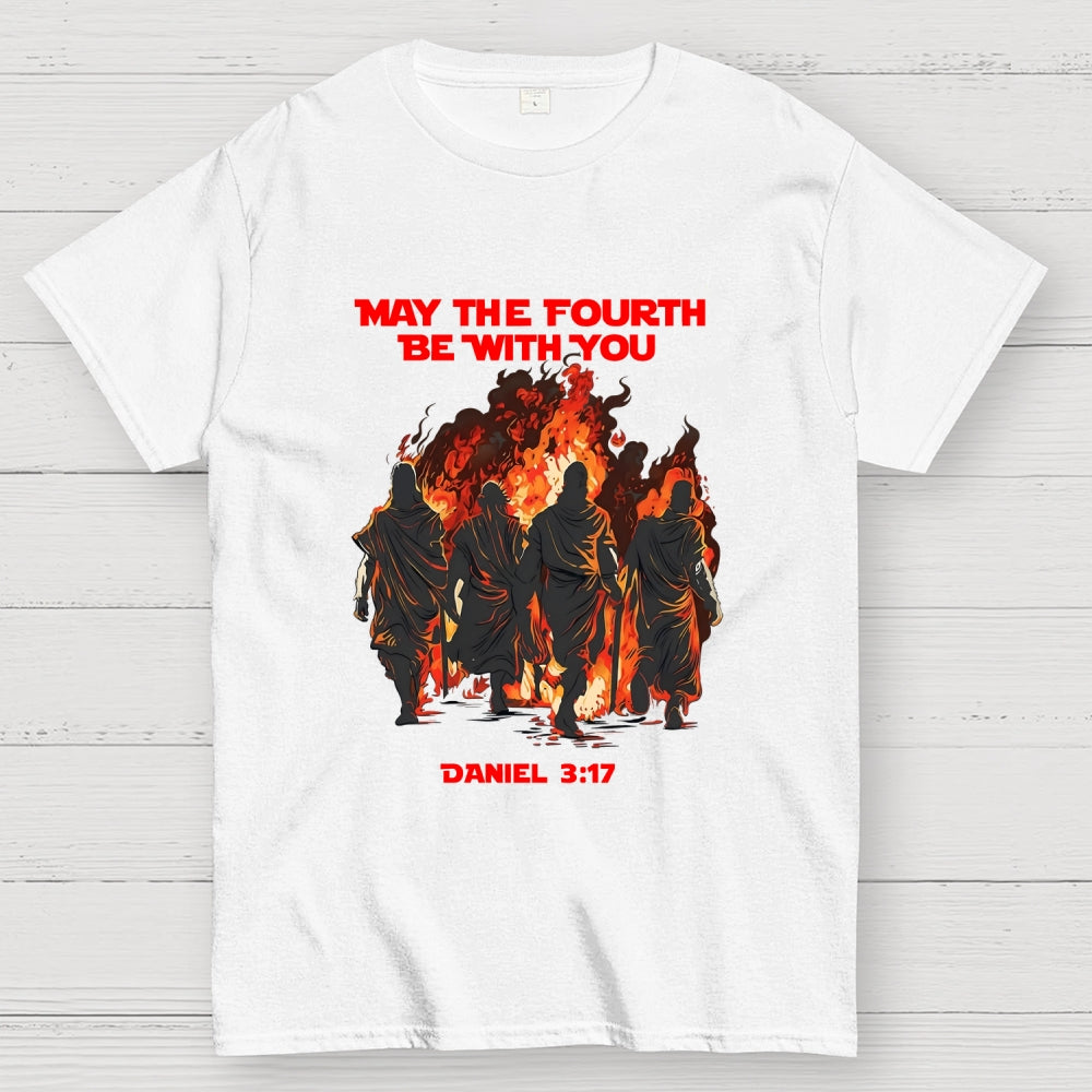 May The Fourth Be With You Christian Art Print  T-Shirt