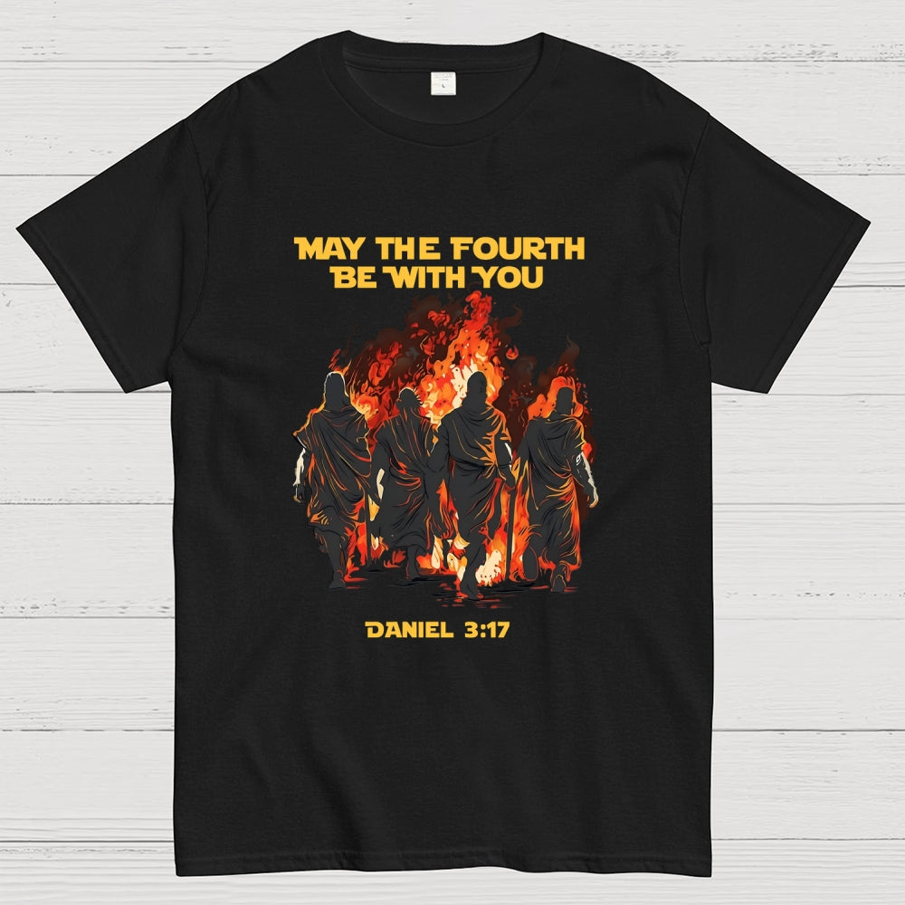 May The Fourth Be With You Christian Art Print  T-Shirt