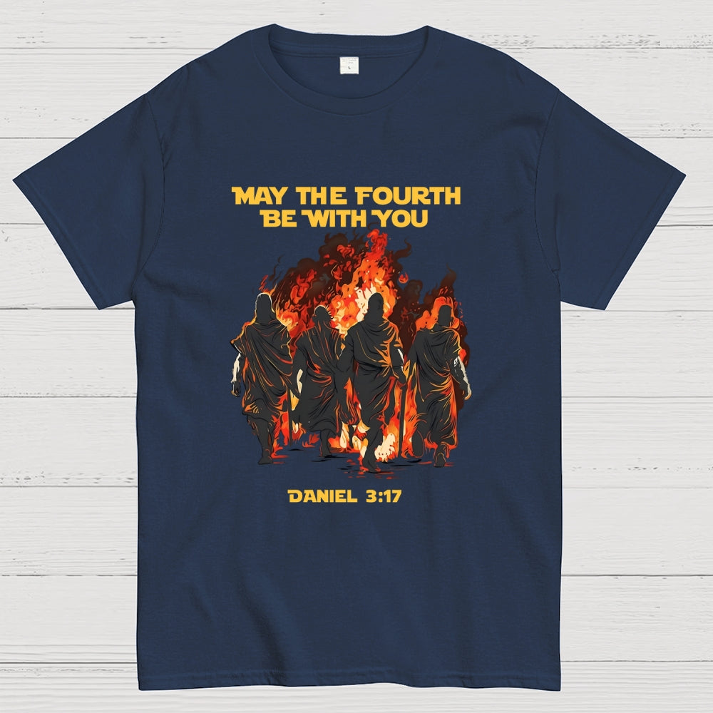May The Fourth Be With You Christian Art Print  T-Shirt