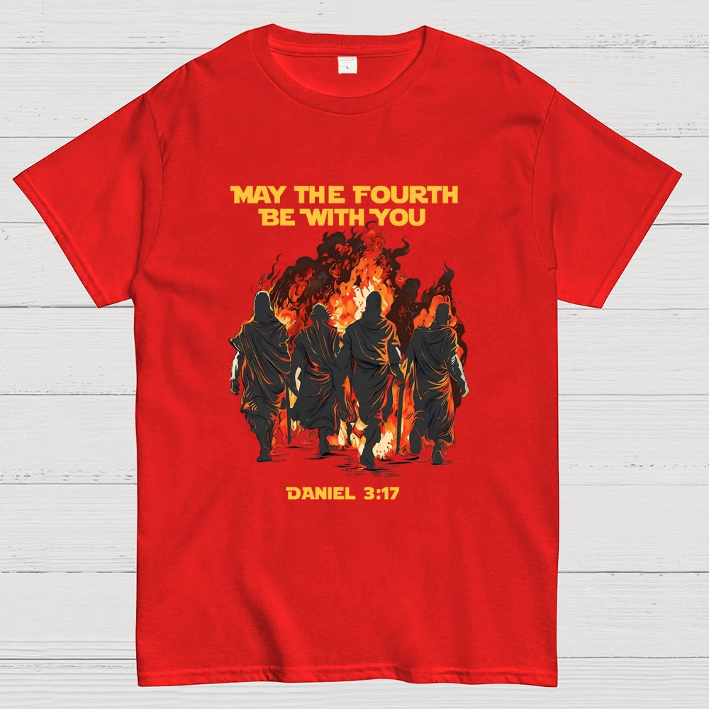 May The Fourth Be With You Christian Art Print  T-Shirt