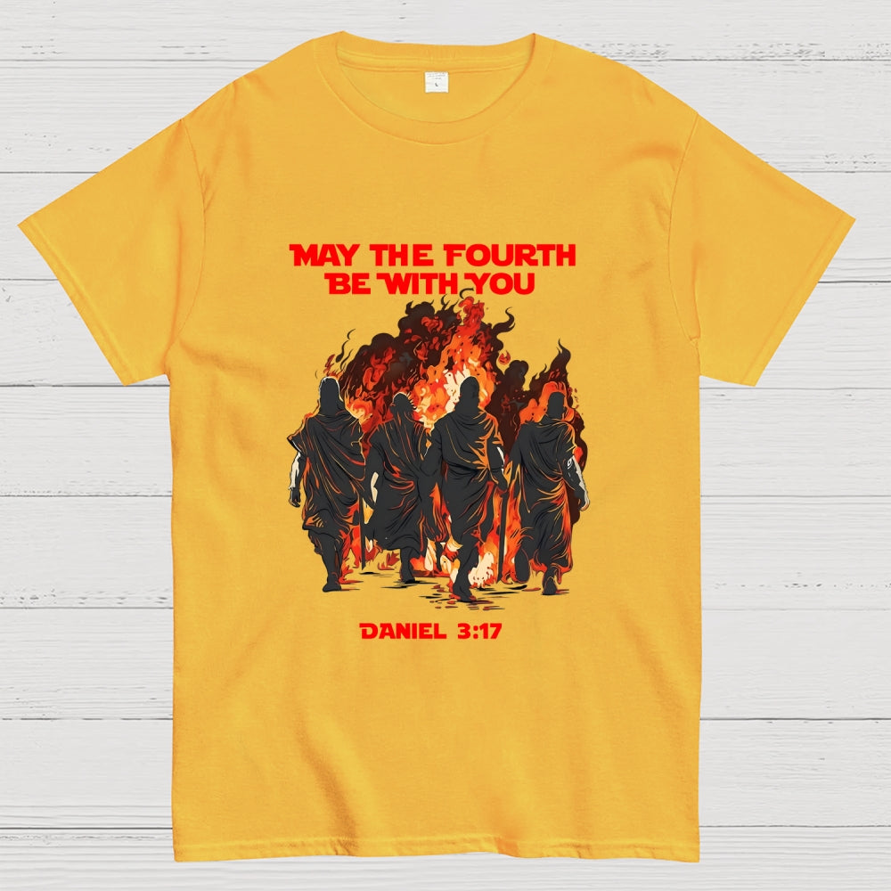 May The Fourth Be With You Christian Art Print  T-Shirt