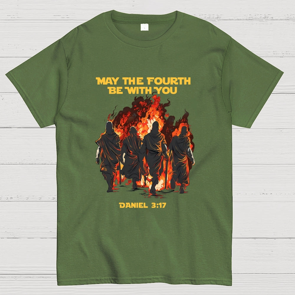 May The Fourth Be With You Christian Art Print  T-Shirt