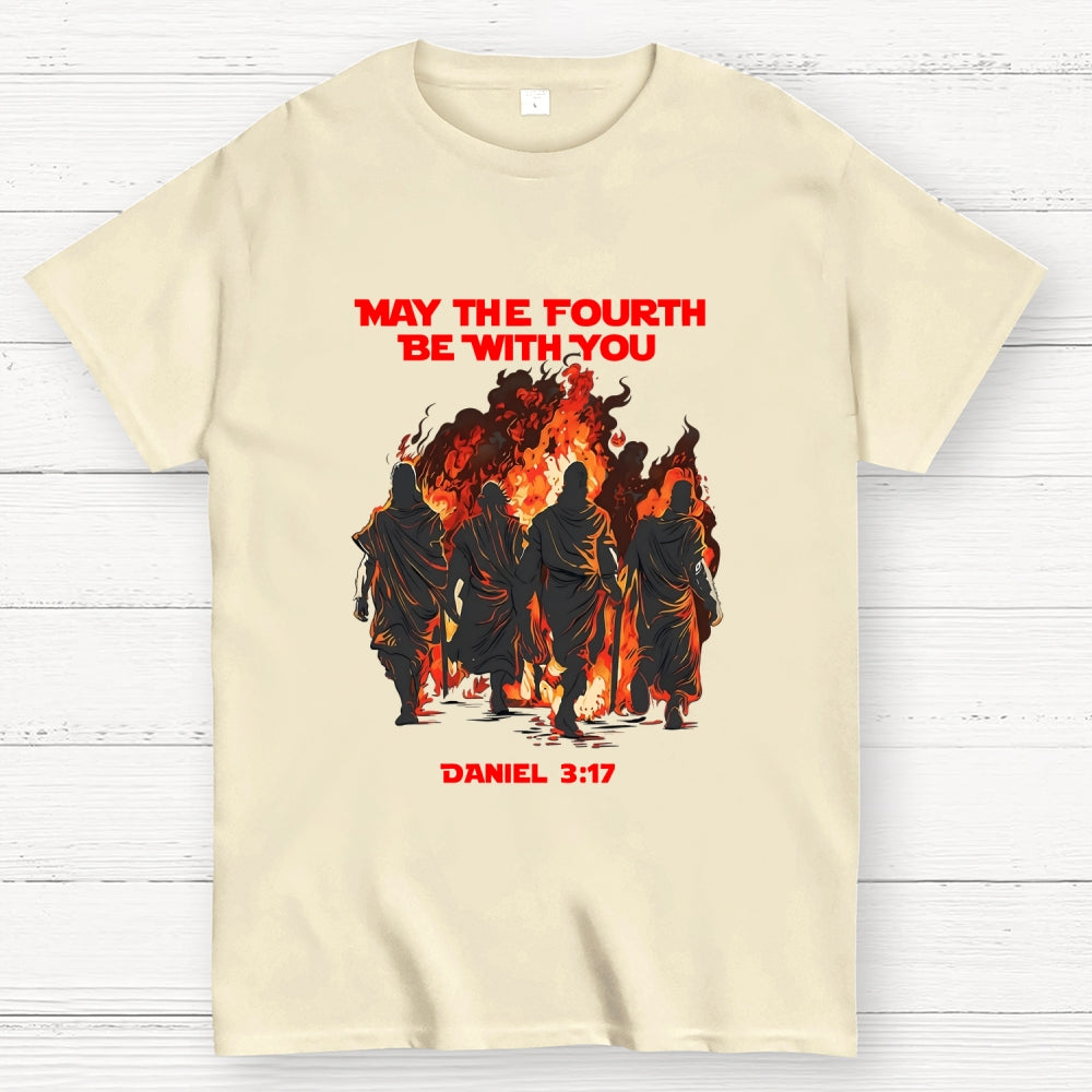 May The Fourth Be With You Christian Art Print  T-Shirt