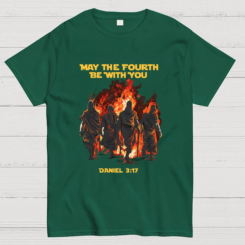 May The Fourth Be With You Christian Art Print  T-Shirt