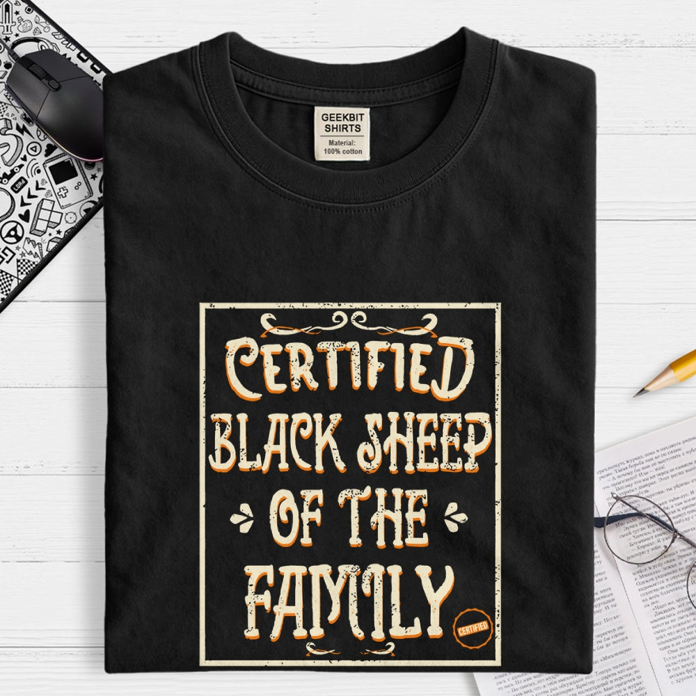 Certified Black Sheep  T-Shirt