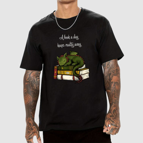 A Book A Day Keeps Reality Away  T-Shirt