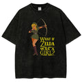 What if zelda was a girl? Vintage Distressed T-shirt